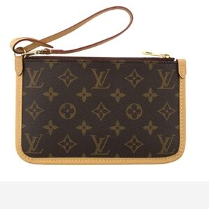 Authentic Louis Vuitton Monogram Carryall Pochette